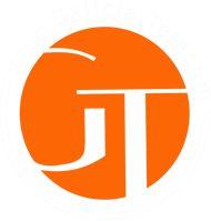 LOGO - Galicia Telecom letras tira en blanco