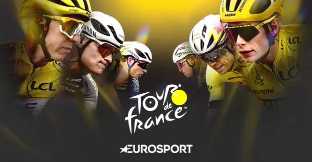 Ciclistas del Tour de Francia en Eurosport, disponible en Orange TV Bares de Orange Empresas.