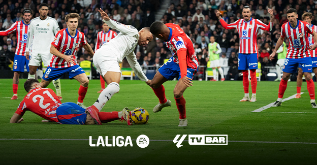 Partido de LaLiga EA Sports en directo incluido con Orange TV Bares para establecimientos.